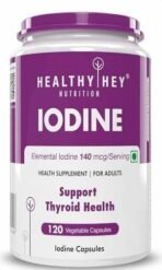 HealthyHey Nutrition Iodine | Supplement to Support The Thyroid and Maintain Healthy Cellular Metabolism* | 120 Veg Capsules - Fast UK Delivery - Image 2