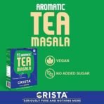 CRISTA Aromatic Tea Masala, Chai Masala with 100% Natural Ingredients Vegan No added Sugar Zero added Colours, Fillers, Additives & Preservatives, 100 gms - Image 3