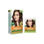Nisha Cream Hair Color Combo of Pack Dark Brown 120gm Jumbo + 40gm Sachet Pack Fast Shipping to USA & Canada - Image 2