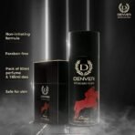 DENVER Champ Gift Set - Deodorant 165ML + Perfume 60ML | Long Lasting Fragrance for Men - Fast UK Delivery - Image 5