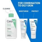 CeraVe Oil Control Gel Cream lightweight Moisturizer for Oily & Combination Skin with Ceramides, Hyaluronic Acid & Niacinamide | Dermatologist Recommended (52ml) - Fast UK Delivery - Image 7