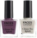 FACESCANADA Ultime Pro Splash Glossy Finish Nail Enamel-Boysenberry 133 (8Ml) & Ultime Pro Splash Glossy Nail Enamel-Snow 146 (8Ml) - Fast UK Delivery - Image 2