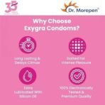 Dr. Morepen Exygra Condoms- Ultra-thin, Lubricated, Extra Dotted, Bubblegum Flavour 30 count - Fast UK Delivery - Image 4