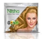 Nisha Cream Hair Color Rich Bright Long Lasting Hair Colouring For Ultra Soft Deep Shine 100% Grey Coverage Conditioning With Natural Herbs Golden Blonde (Pack of 1) - Fast UK Delivery - Image 4