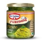 Dr. Oetker FunFoods Italian Basil Pesto | Made with Fresh Basil, Parmesan Cheese & Olive Oil |190g | Gourmet Italian Sauce For Pasta, Pizza, Wraps, Sandwiches & More - Fast UK Delivery - Image 2