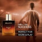 Bella Vita Luxury Best Of Men Perfumes Combo, Pack Of 3 Premium Long Lasting Edp Fragrance Scents - G.O.A.T, B.L.U, Klub, 100 Ml Each, Wood, Liquid - Fast UK Delivery - Image 4