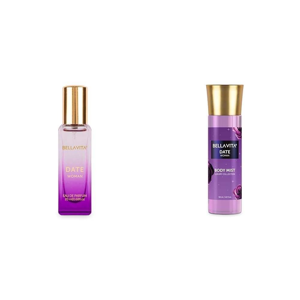 uk41KYvONr9VL-1.jpg Bella Vita Luxury Date Woman Eau De Parfum with Pink Pepper Jasmine & VanillaPremium Long Lasting Floral & Fruity Fragrance for Women 20ML Date Women Body Spray Mist Perfume - Fast UK Delivery - Image 1