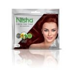 Nisha Copper Red Permanent Cream Hair Color 20gm Colourant + 20ml Developer (Pack of 1) - Fast UK Delivery - Image 2