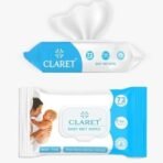 Claret Baby Wet Wipes, 99% Purified Water wipes, Aloe Barbadensis ,Gentle & Soap-Free, Prevents Rashes & Redness, Dermatologically Tested Baby wet wipes, Alcohol-Free wipes for entire body , Pack of 3 (72 Wipes/each) - Fast UK Delivery - Image 6