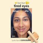 Ruby's Organics Liquid-Cream Concealer for Under-eye Dark Circles & Pigmentation, Full Coverage, Under Eye Cream with Bakuchiol, Easily Blendable, Highly Pigmented, Natural, All Indian Skin Types - HC4, 6.5ml - Fast UK Delivery - Image 5