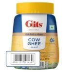 Gits Cow Ghee | 1 ltr Jar | Pack of 1 | Aroma in every drop |Pure Veg | Rich Taste & Aroma|Delicious, Healthy & Nutritious | Good for the Gut, Heart, Skin and Hair - Fast UK Delivery - Image 5