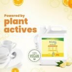 Koparo Organic Dishwash Liquid | 5 Litres | Orange & Sweet Lime Fragrance | Natural, Plant Based & Eco-Friendly | Removes Tough Grease, Soft on Hands | Baby & Pet Safe - Fast UK Delivery - Image 3