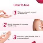 Mamaearth Beetroot Hydraful Light Moisturizing Cream with Beetroot & Hyaluronic Acid | For Hydrated Pink Glow | For Face, Hand & Body | 24H Moisturization | Quick Absorbing | Non-Greasy | Soft Moisturizer | 200 g - Fast UK Delivery - Image 7