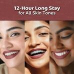 Mamaearth Moisture Matte Longstay Lipstick With Avocado Oil & Vitamin E For 12 Hour Long Stay-09 Espresso Brown - 2 G - Fast UK Delivery - Image 6