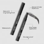 RENEE Browfill Eyebrow Pen- Black, Waterproof & Smudge-proof, One Swipe Application with Micro Precision, Natural & Long-lasting Finish, For Denser & Fuller Eyebrows, Easy to use, Cruelty-free - Fast UK Delivery - Image 4