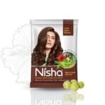 Nisha Natural Henna Powder For Hair Colour, 3.0 Dark Brown Hair Color, Herbal Conditioning Hair Dye for Silky & Shiny Soft Hair Colour for Men & Women - Fast UK Delivery - Image 2