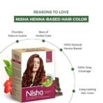 Nisha Henna Based Hair Color Red Brown 90g Pack of 2, Henna Powder Hair Color Dye Brown Hair Colour, No Ammonia, No PPD, Non Oxidative - Fast UK Delivery - Image 7