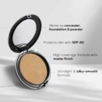 RENEE PRO HD 3 In 1 Compact - Sable 9 Gm, Works As Concealer, Foundation & Powder, SPF 20, Matte Finish, High Coverage, Ultralight & Silky Smooth Finish, Enriched With Vitamin E, C & Aloe Vera - Fast UK Delivery - Image 5