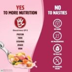 Saffola Muesli Berry Crunch with Flavour Pops, 185 gm | 15 in 1 Fruit and Nuts, Seeds, Millet & more | Cereals for breakfast rich in wholegrain, protein, fibre - Fast UK Delivery - Image 7