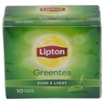 Lipton Pure & Light Green Tea Bags, 10 Pieces - Fast UK Delivery - Image 2