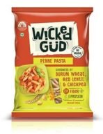 WickedGud 2X Fiber Penne Pasta | No Maida | Durum Wheat Semolina | Brown Rice | Red Lentils | Healthy Diet Pasta - 400gm - Fast UK Delivery - Image 2