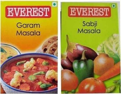 uk41MwiZWxgRL-1-1.jpg Everest Combo Pack of Garam Masala + Sabji Masala 100GM Pack of 2 - Fast UK Delivery - Image 1