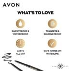 Avon True Color Powerstay Eyeliner - Carbon Black - 0.28 gm | Long-Lasting Twist-up Eyeliner | Waterproof, Transfer & Smudge Proof - Fast UK Delivery - Image 7