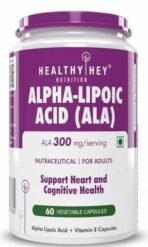 HealthyHey Nutrition Alpha Lipoic Acid - ALA- Pack of 60 Veg. Capsules - Gluten Free & Non-GMO, 133 grams - Fast UK Delivery - Image 2