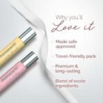 Mamaearth Perfume Gift Set for Women | Made Safe Approved | Travel-Friendly Pack | Premium & Long-Lasting Fragrances | Blend of Exotic Ingredients | Gifting For Valentine's Day, Birthday, Anniversary & Special Occasions | Premium Gift Pack | 15 ml x 2 - Fast UK Delivery - Image 4
