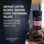Davidoff Crema Intense Instant Coffee - 9/12 Intensity - 100% Arabica - 90 grams, Powder, Glass Bottle - Fast UK Delivery - Image 3