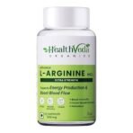 HEALTH VEDA ORGANICS PRIVATE LIMITED L-Arginine 1000 mg with Chromium Picolinate|60 Veg Capsules|Good for Muscle Growth,Stamina,Recovery,Immune Booster & Energy|For Both Men & Women,1000 milligrams - Fast UK Delivery - Image 2