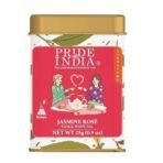 Pride of India | Jasmine Rose Royal White Tea | 15 Pyramid Full Leaf Individually Wrapped Tea Bags | Smooth & Sweet Flavor | Soothing & Calming Experience | Less Caffeine, Non-Bioengineered - Fast UK Delivery - Image 2