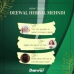 Deewal Herbal Mehndi | Natural Henna Powder for Black Hair Color and Hair Growth | For Men and Women | 100% Natural & Organic | Chemical-Free Hair Dye - Fast UK Delivery - Image 7