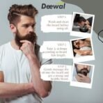 Deewal 9-Minute Beard Colour & Mooch & Beard Oil Combo | Natural-Looking, Ammonia-Free Beard Dye + Deep Nourishing Beard Oil | Long-Lasting Color, Healthy Beard Growth & Shine - Fast UK Delivery - Image 7