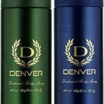 Denver Hamilton and Pride Combo Deodorant Spray for Men (400 ml, Pack of 2) - Fast UK Delivery