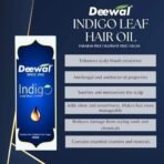 Deewal Indigo Leaf Hair Oil - 100% Chemical-Free | Natural Nutrients for Strong, Healthy Hair | Promotes Growth & Reduces Hair Fall | 100ml - Fast UK Delivery - Image 3