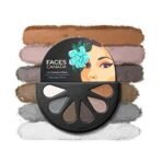 FACESCANADA 6 in 1 Eyeshadow Palette - Smokey Diva 03, 6g | Olive Butter & Macadamia Oil | Vibrant Colors | Highly Pigmented | Easily Blendable | Silky Satin Texture | No Crease | Cruelty-Free - Fast UK Delivery - Image 2