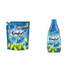Comfort After Wash Morning Fresh Fabric Conditioner Pouch - 2 L & After Wash Morning Fresh Fabric Conditioner, Liquid 860 Ml Comb - Fast UK Delivery - Image 2