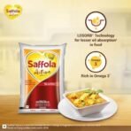 Saffola Active Refined Cooking oil | Rich in Omega 3 & Oryzanol | Multi-Source Edible Rice Bran & SoyaBean oil | 1 Litre pouch - Fast UK Delivery - Image 5