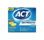 ACT Dry Mouth Honey Lemon Lozenges, 18 Lozenges Each (Pack of 6) - Fast UK Delivery