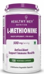 HealthyHey Nutrition L-Methionine Free Form Pure Crystalline -120 Veg Capsuules - Fast UK Delivery - Image 2