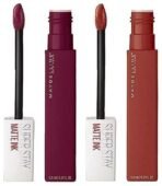 Maybelline New York Super Stay Matte Ink Liquid Lipstick, Transformer, 5g and Maybelline New York Super Stay Matte Ink Liquid Lipstick, Seeker, 5g - Fast UK Delivery - Image 2