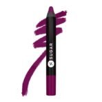 SUGAR Cosmetics Matte as Hell Lip Crayon | Lasts upto 8hrs | Water Resistent Lipstick for Women | 2.5gm - 12 Baby Houseman - Fast UK Delivery