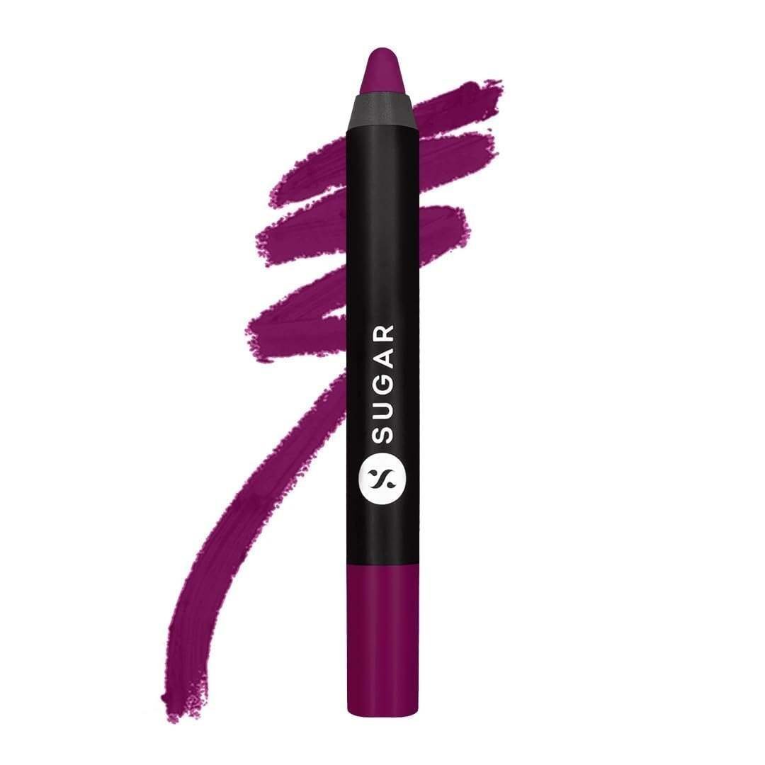 uk41ORxIWNCRL-1.jpg SUGAR Cosmetics Matte as Hell Lip Crayon | Lasts upto 8hrs | Water Resistent Lipstick for Women | 2.5gm - 12 Baby Houseman - Fast UK Delivery - Image 1