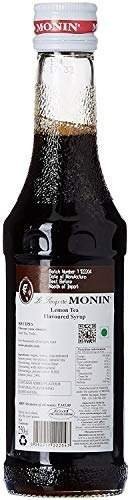 Monin Lemon Tea Flavored Syrup, 1 Ltr, Dark Brown - Fast UK Delivery - Image 4
