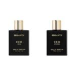Bella Vita Luxury Ceo Man Liquid Eau De Parfum Ceo Woman Eau De Parfum With Bergamot Tonka & Vanillapremiumlong Lasting Woody & Fruity Fragrance Scent For Women 100 Ml,Black - Fast UK Delivery