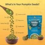 Farmley Pumpkin Seeds I 200g each | AAA Grade Pumpkin Seeds for eating | Immunity Booster and Fiber Rich (Pack of 2) - Fast UK Delivery - Image 7