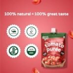 CURRYiT Tomato Puree 300 g (Pack of 3) | Made With 100% Fresh Hand picked Tomatoes | No onion, No Garlic | Tomato Paste For Cooking Pasta & Curries | No Added Preservatives or Colors | Pure & Natural - Fast UK Delivery - Image 5
