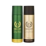 DENVER Hamilton and Prestige Deodorant - 200ML Each (Combo Pack of 2) | Long Lasting Deo Body Spray for Men - Fast UK Delivery - Image 2
