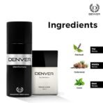DENVER Black Code Aerosol Gift Set - Deodorant, 200ml + Perfume, 60ml For Men - Fast UK Delivery - Image 6